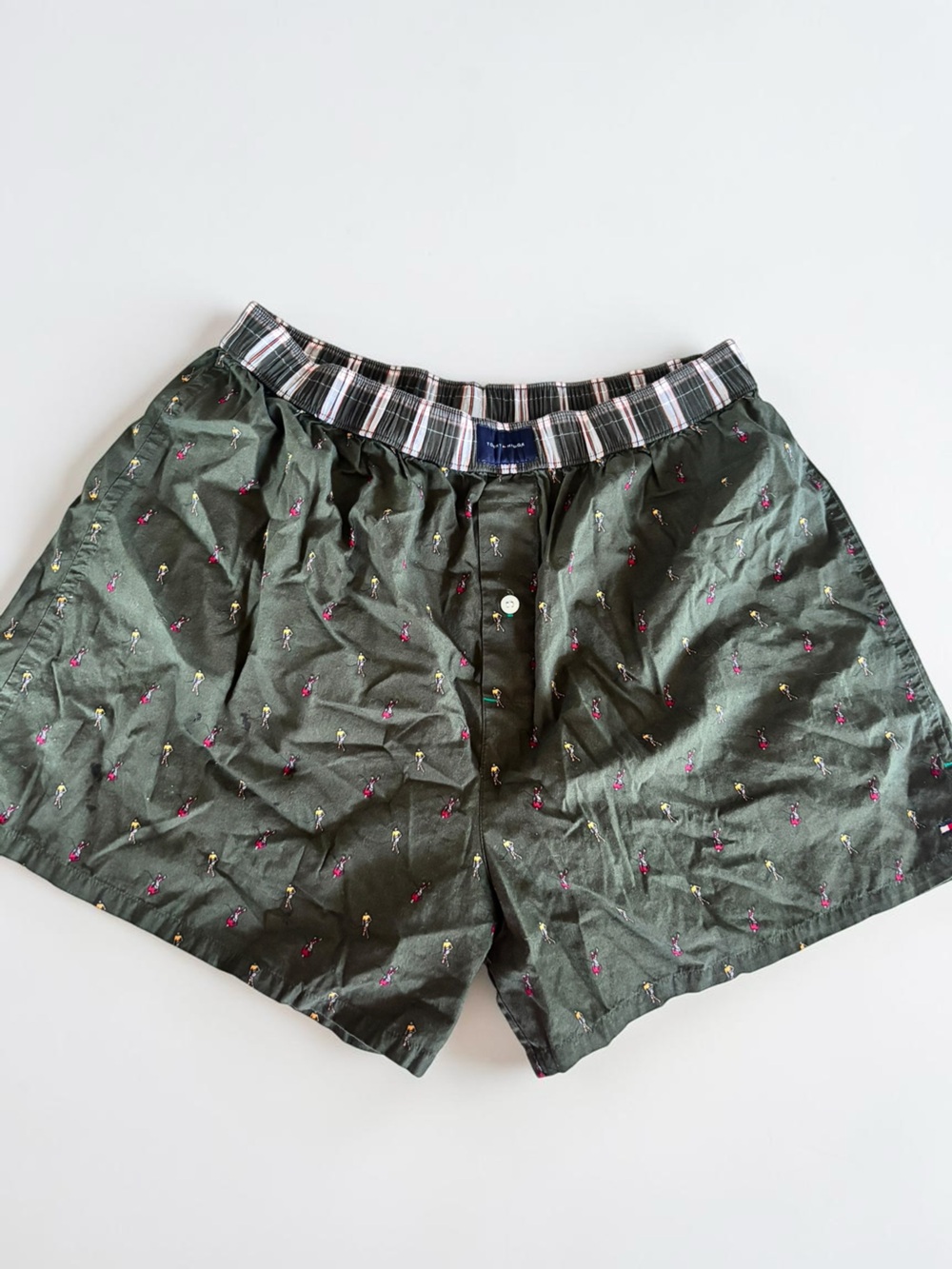 Tommy Hilfiger Boxer Shorts Mens Medium Golf Print Loungewear